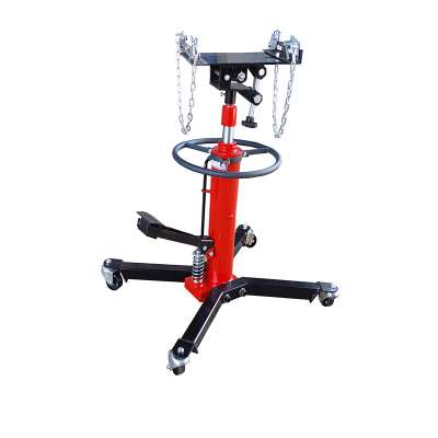 1100 LBS 2 Stage Hydraulic Transmission Jack Lift Hoist with Foot Pump